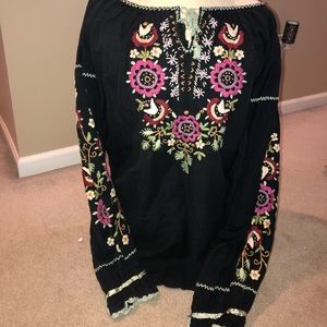 Long sleeve blouse